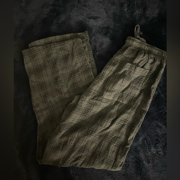 Other - black grey plad pj pants
